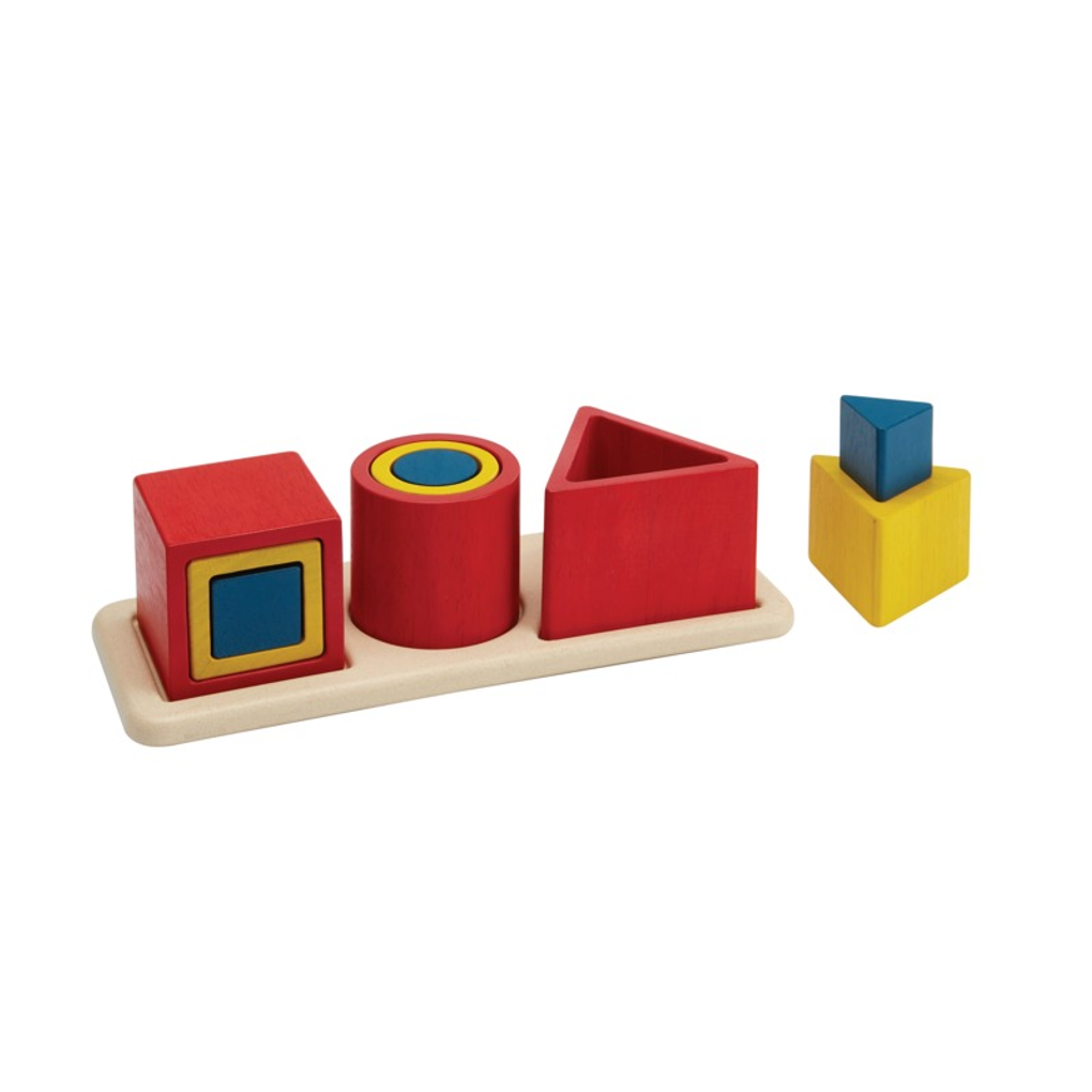 PlanToys Nesting Puzzle - Unit Plus wooden toy