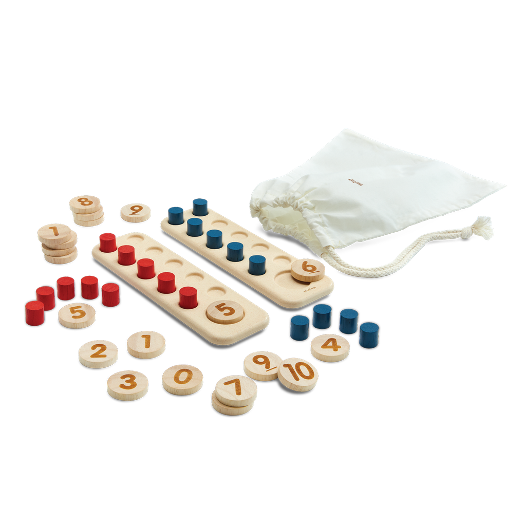 PlanToys Ten Frame - Unit Plus wooden toy