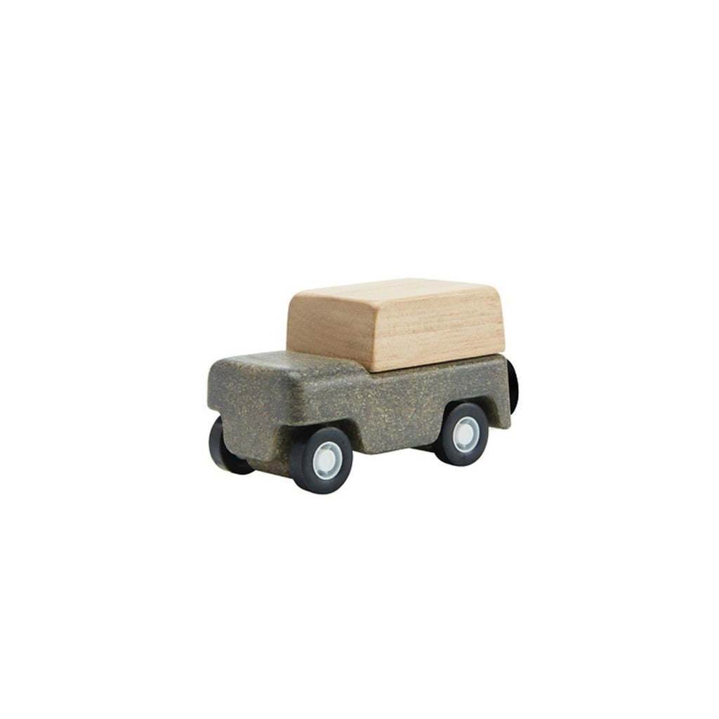 PlanToys grey Wagon wooden toy