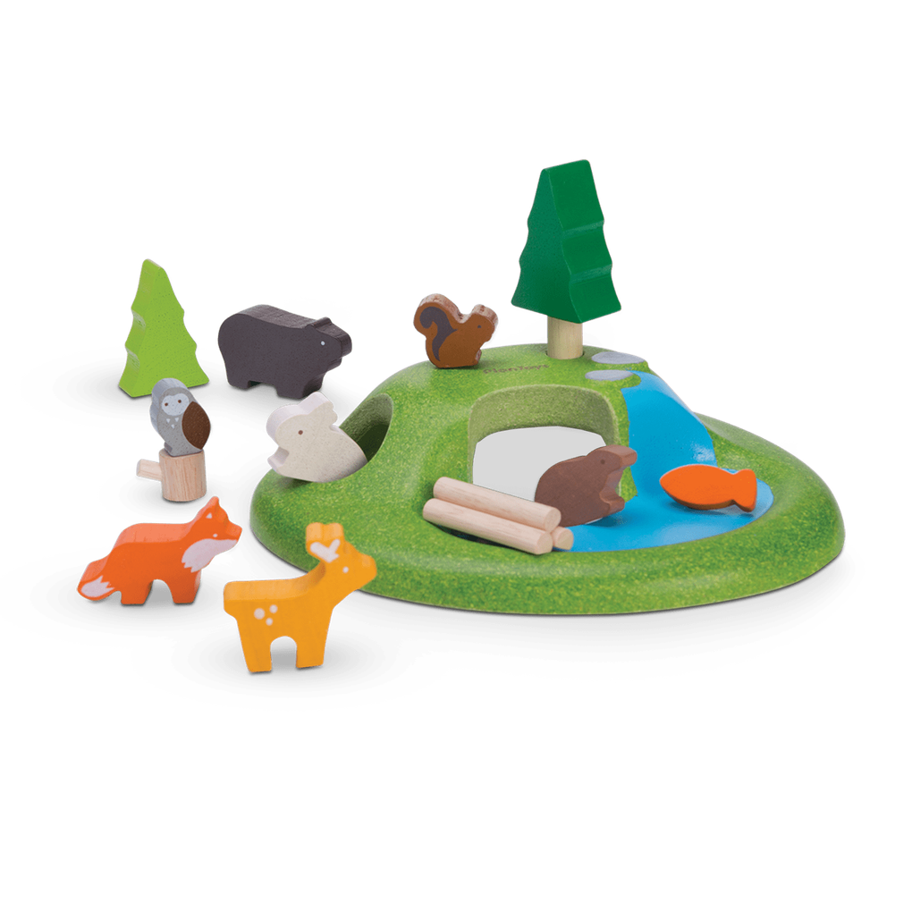 PlanToys Animal Set wooden toy